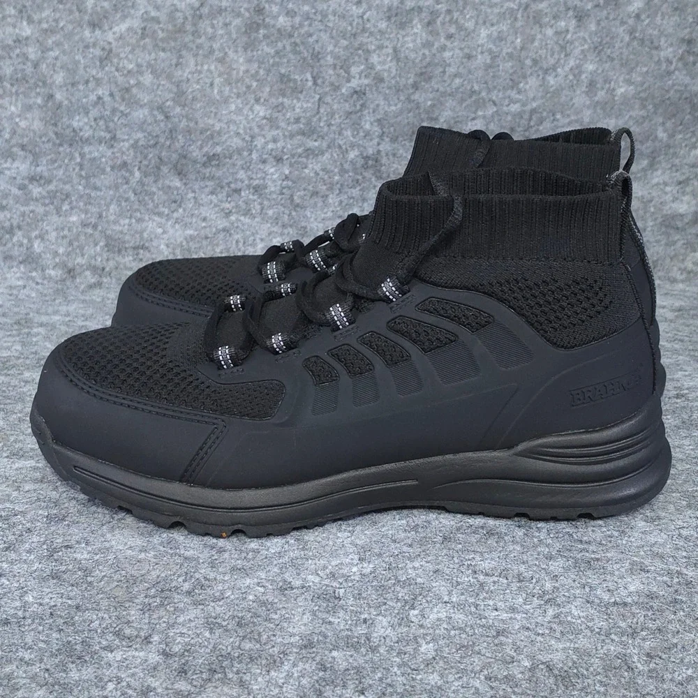 Brahma Blast Off Mens Steel Toe Work Boots Black Slip Resistant Size 7.5 NEW